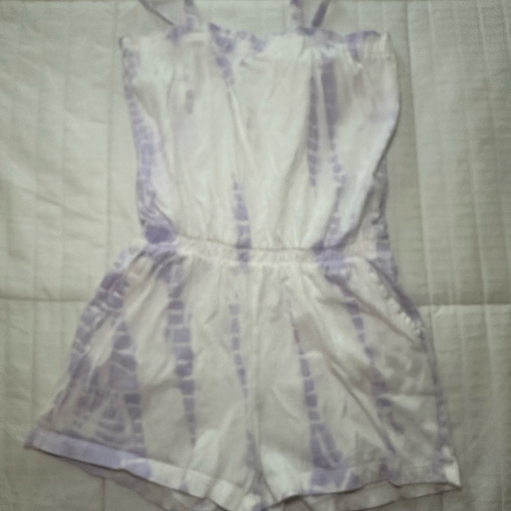 GAP Kids Purple and White Romper